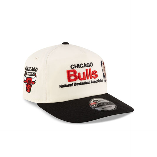 Chicago Bulls 1966-Present Hardwood Classics Sign Stack Chrome White 19TWENTY Adjustable Hat