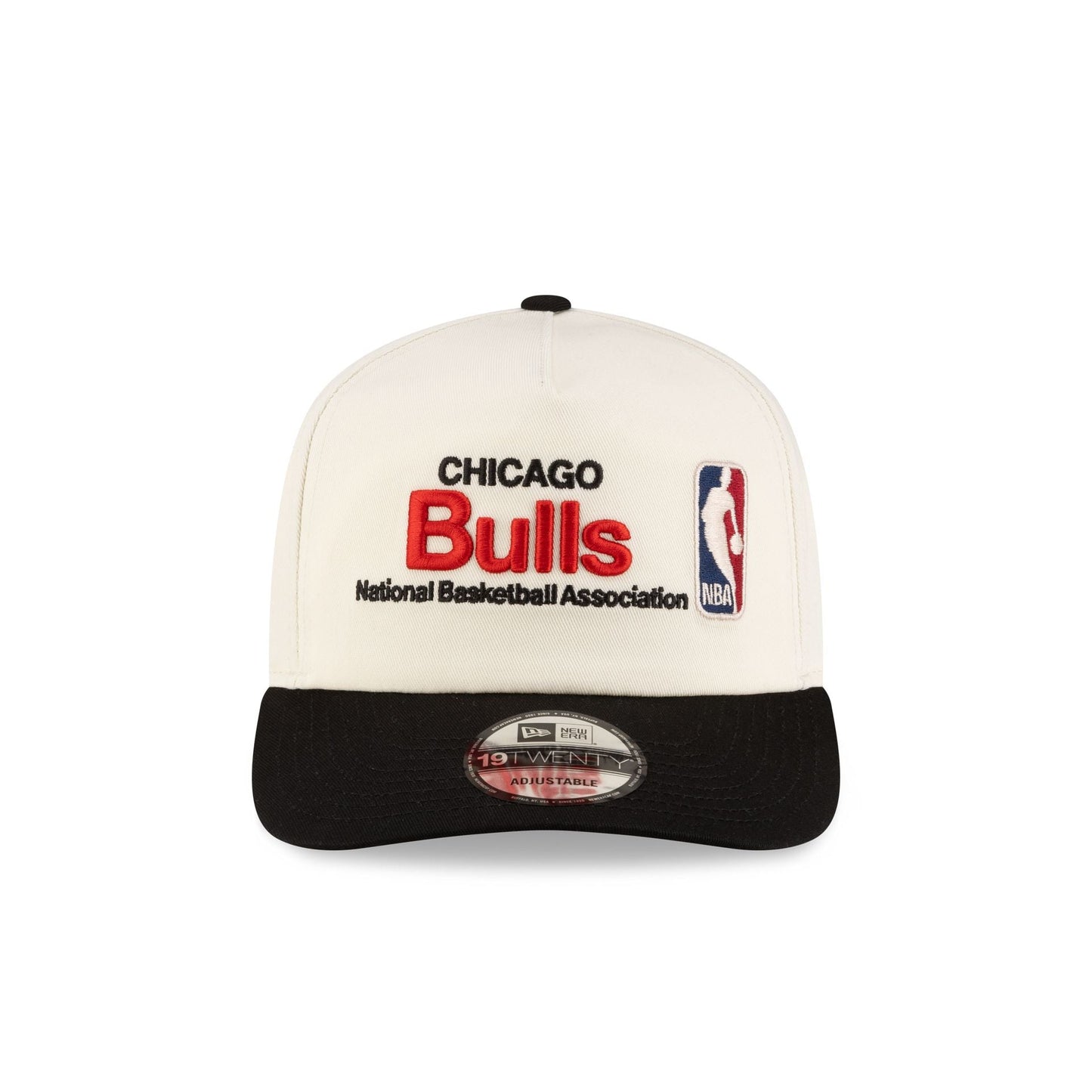 Chicago Bulls 1966-Present Hardwood Classics Sign Stack Chrome White 19TWENTY Adjustable Hat