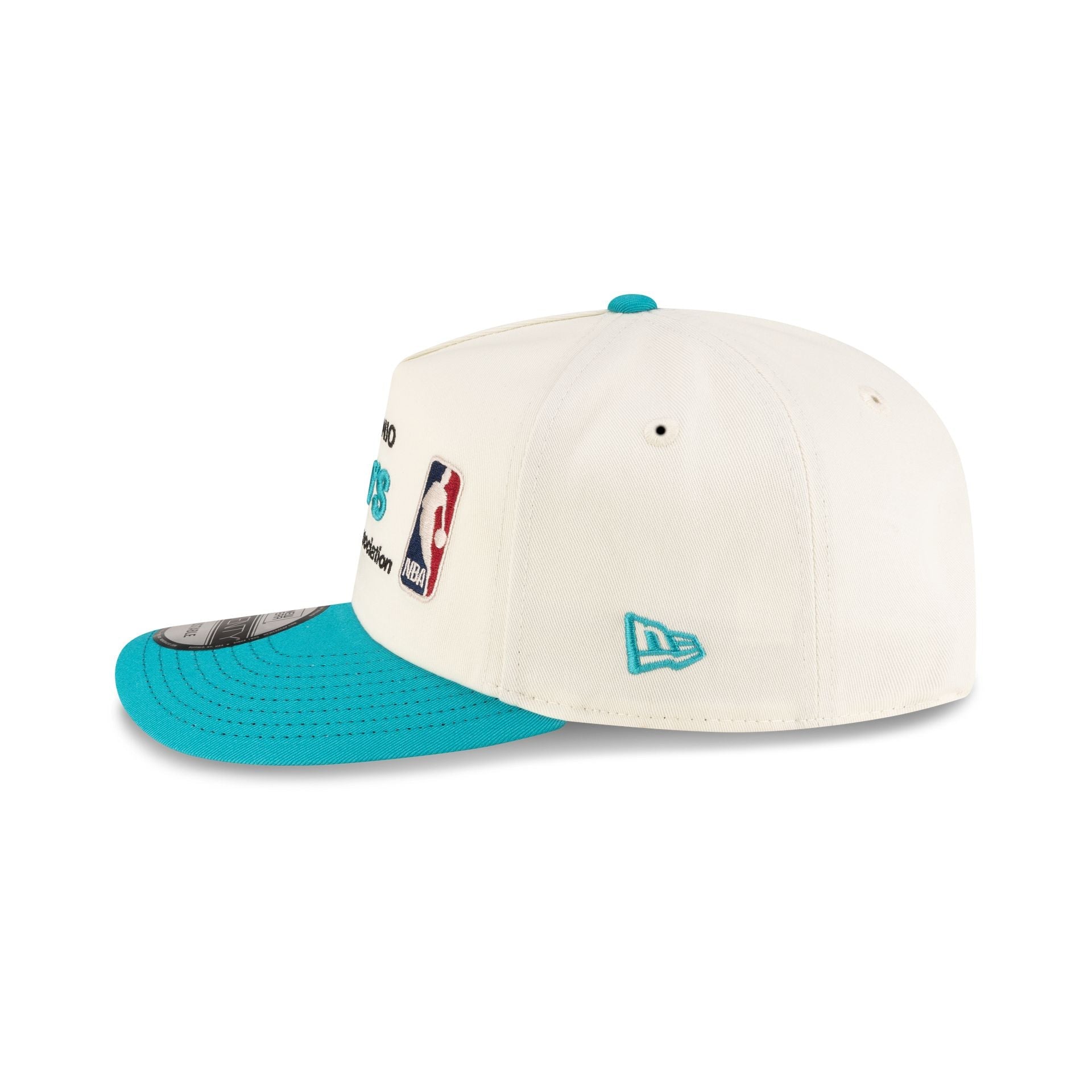 San Antonio Spurs 1989-2002 Hardwood Classics Sign Stack Chrome White 19TWENTY Adjustable Hat