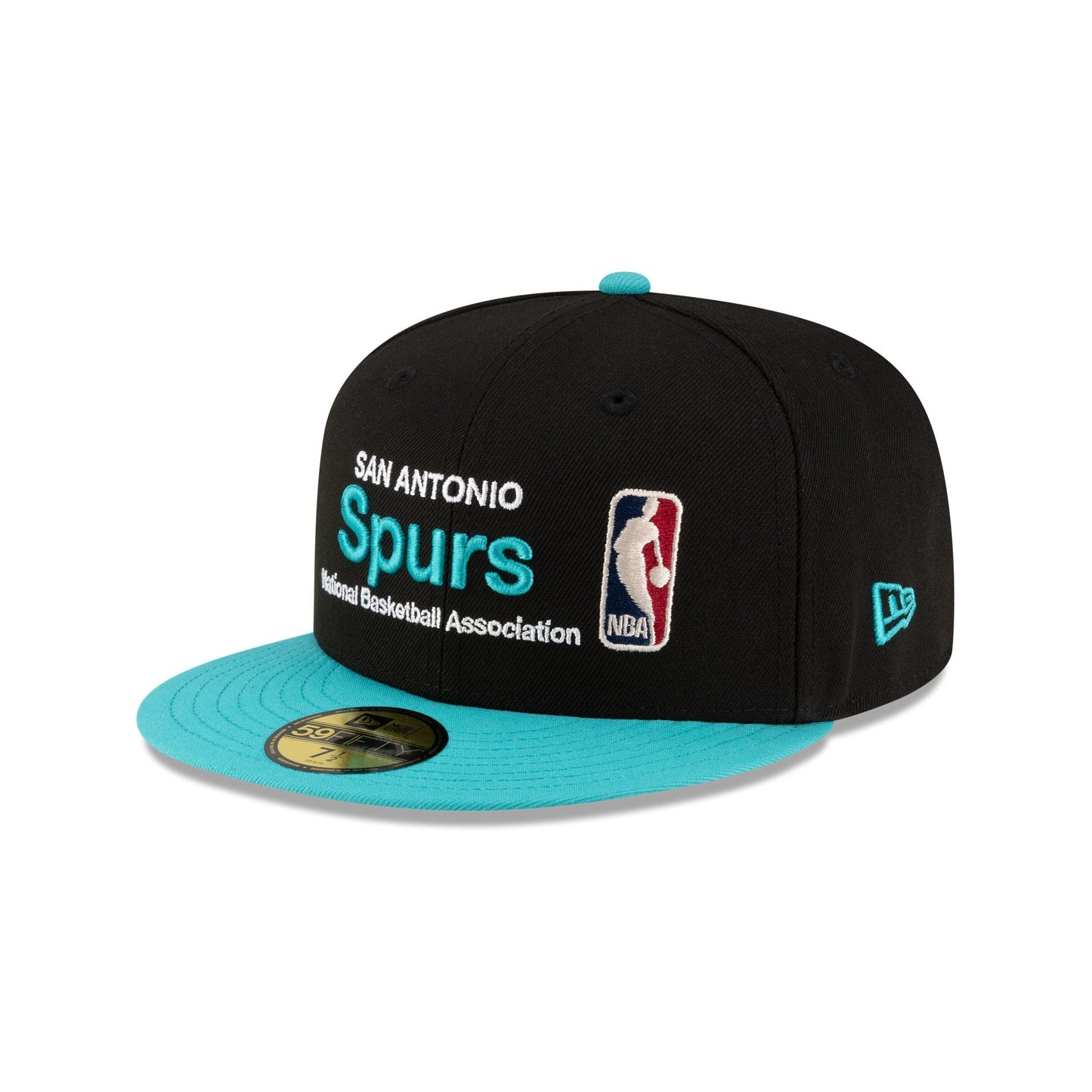 San Antonio Spurs 1989-2002 Hardwood Classics Sign Stack 59FIFTY Fitted Hat