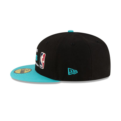San Antonio Spurs 1989-2002 Hardwood Classics Sign Stack 59FIFTY Fitted Hat