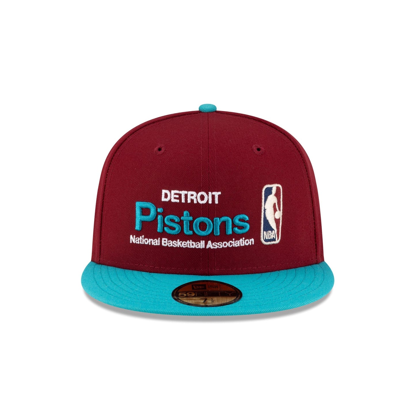 Detroit Pistons 1996-2001 Hardwood Classics Sign Stack 59FIFTY Fitted Hat