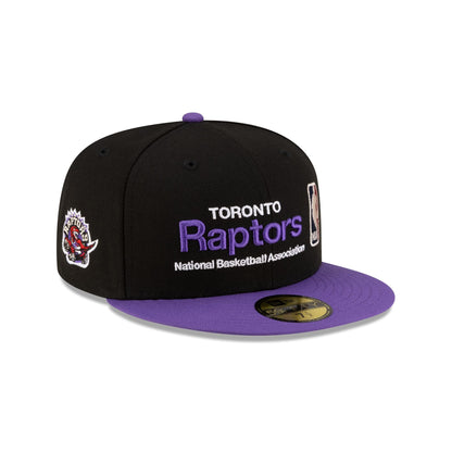 Toronto Raptors 1995-2008 Hardwood Classics Sign Stack 59FIFTY Fitted Hat