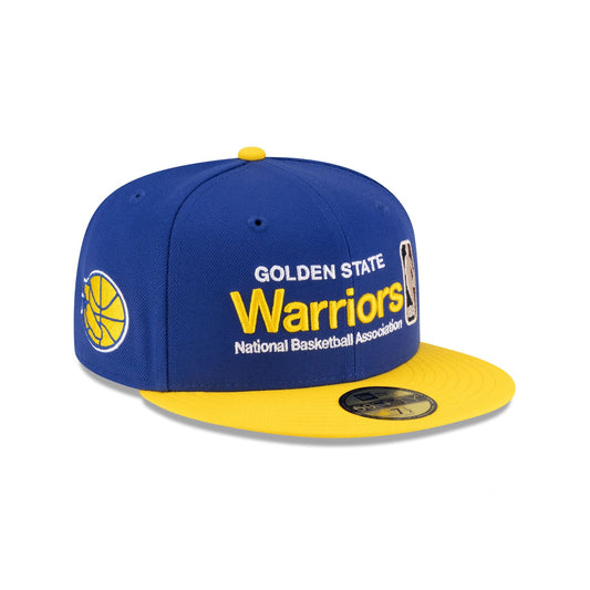 Golden State Warriors 1975-1997 Hardwood Classics Sign Stack 59FIFTY Fitted Hat