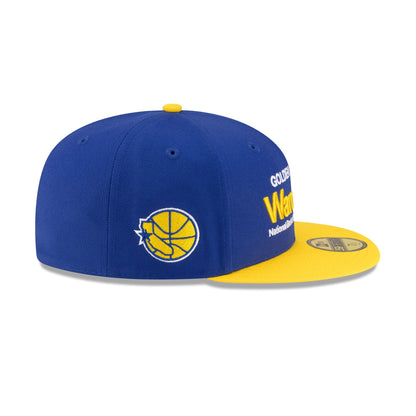 Golden State Warriors 1975-1997 Hardwood Classics Sign Stack 59FIFTY Fitted Hat