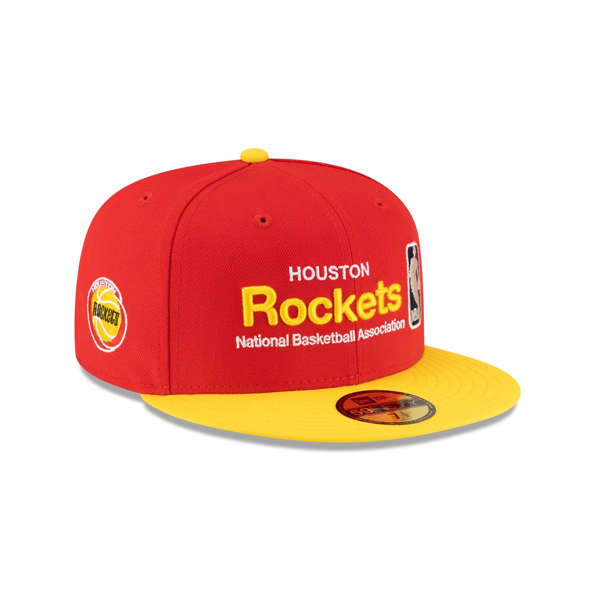 Houston Rockets 1972-1995 Hardwood Classics Sign Stack 59FIFTY Fitted Hat