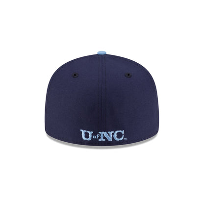 Just Caps College Pinwheel North Carolina Tar Heels College Vault 59FIFTY Fitted Hat