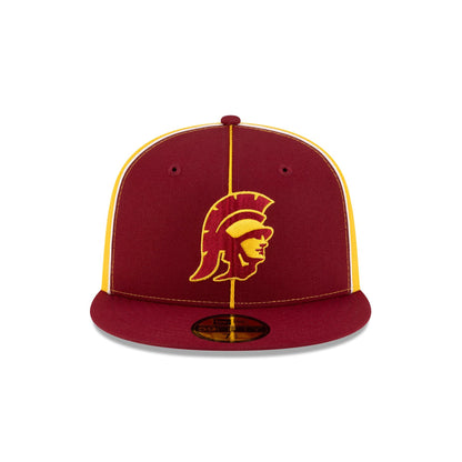 Just Caps College Pinwheel USC Trojans 59FIFTY Fitted Hat