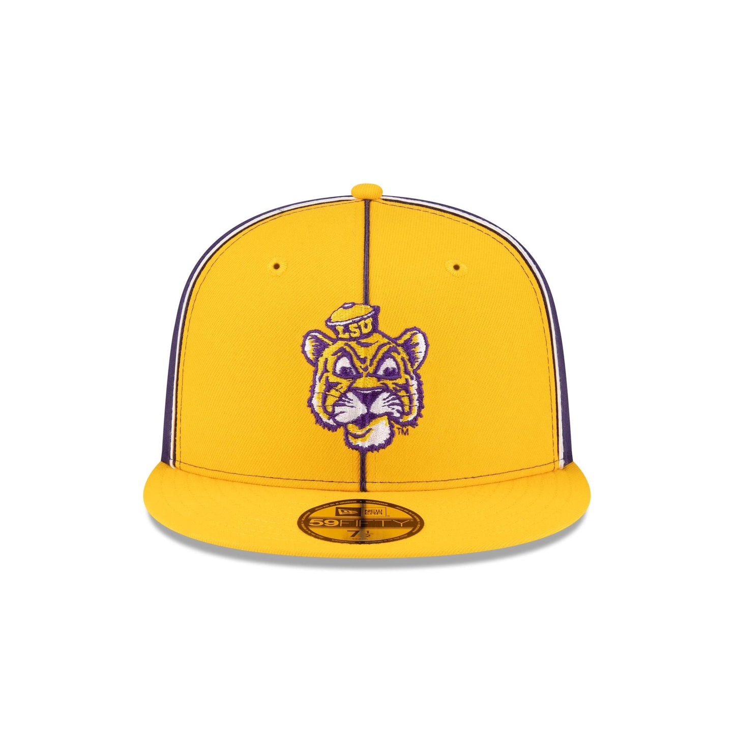 Just Caps College Pinwheel LSU Tigers College Vault 59FIFTY Fitted Hat