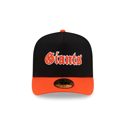 Just Caps Gothic Script San Francisco Giants 59FIFTY A-Frame Fitted Hat