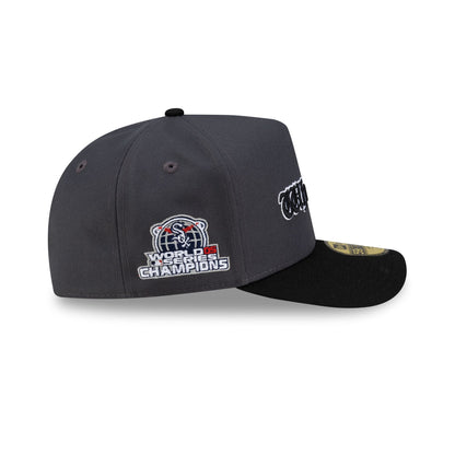 Just Caps Gothic Script Chicago White Sox 59FIFTY A-Frame Fitted Hat
