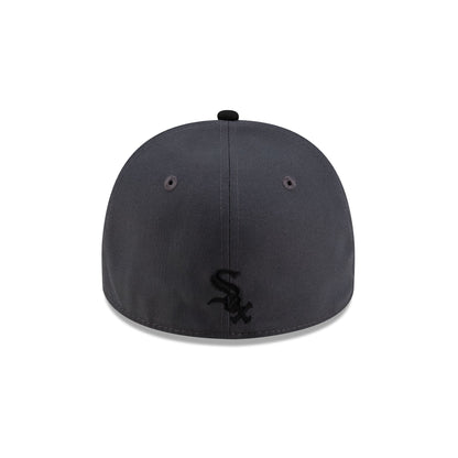 Just Caps Gothic Script Chicago White Sox 59FIFTY A-Frame Fitted Hat