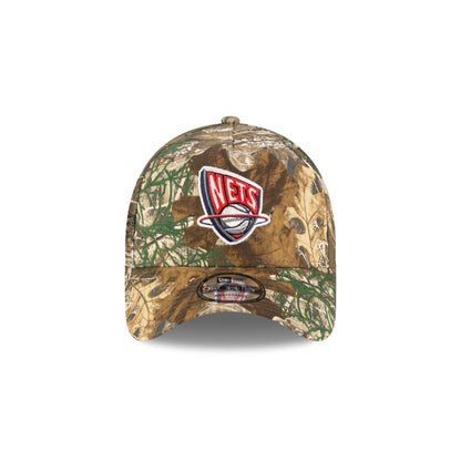 New Jersey Nets 1997-2012 Hardwood Classics Realtree 9FORTY A-Frame Snapback Hat