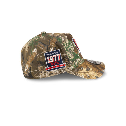 New Jersey Nets 1997-2012 Hardwood Classics Realtree 9FORTY A-Frame Snapback Hat