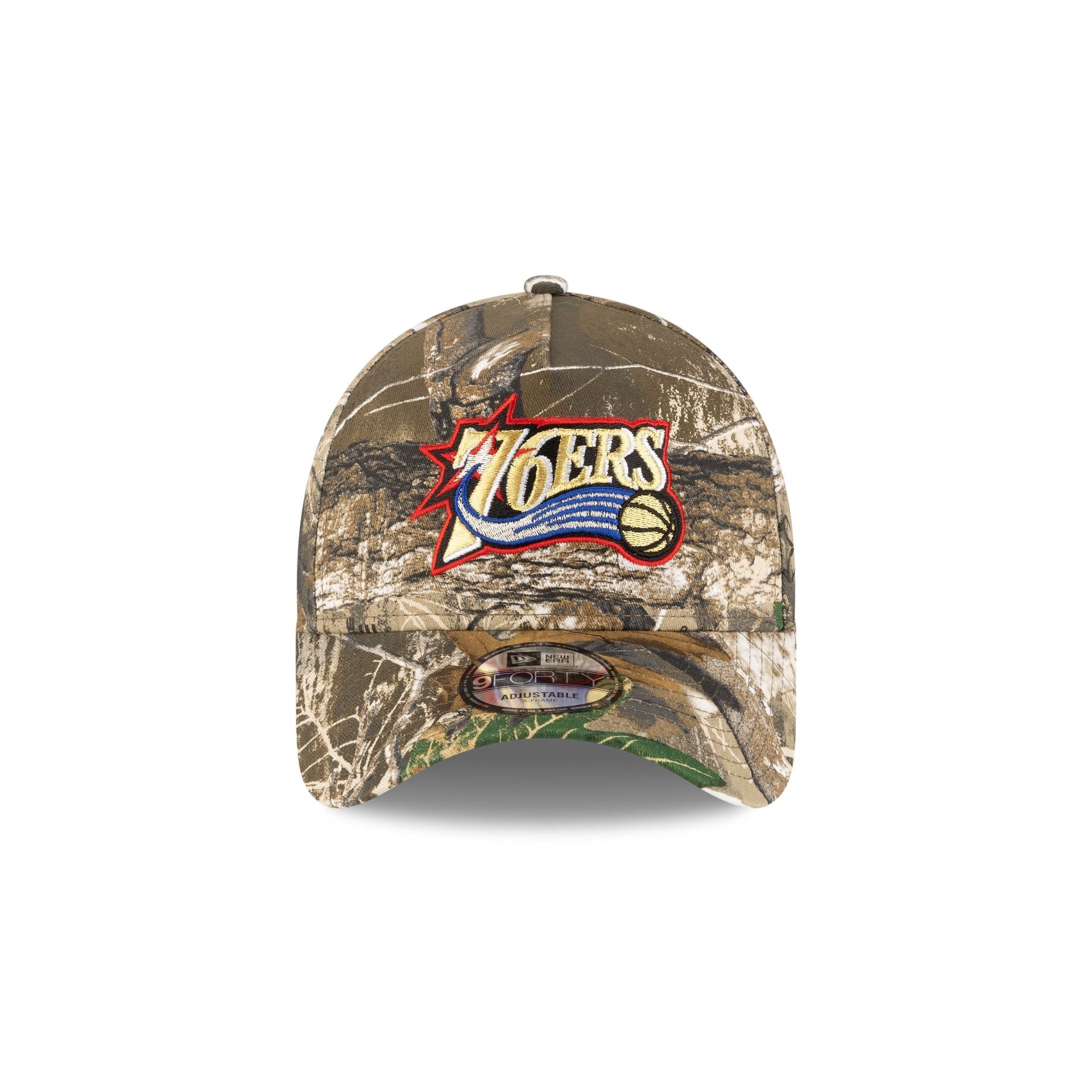 Philadelphia 76ers 1997-2009 Hardwood Classics Realtree 9FORTY A-Frame Snapback Hat