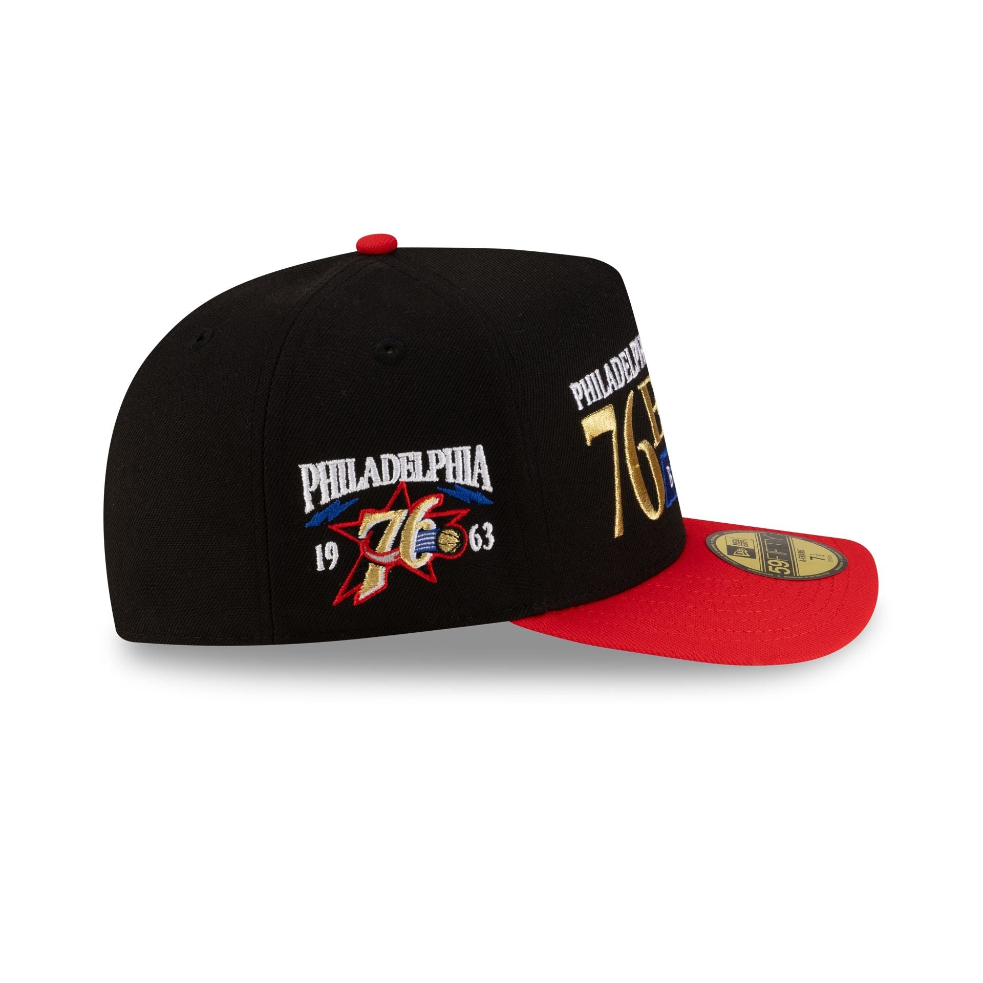 Philadelphia 76ers 1997-2009 Hardwood Classics Liner 59FIFTY A-Frame Fitted Hat