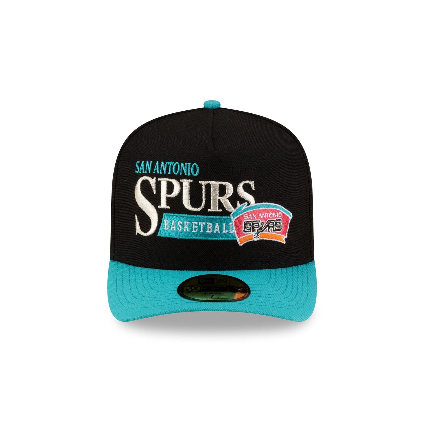 San Antonio Spurs 1989-2002 Hardwood Classics Liner 59FIFTY A-Frame Fitted Hat