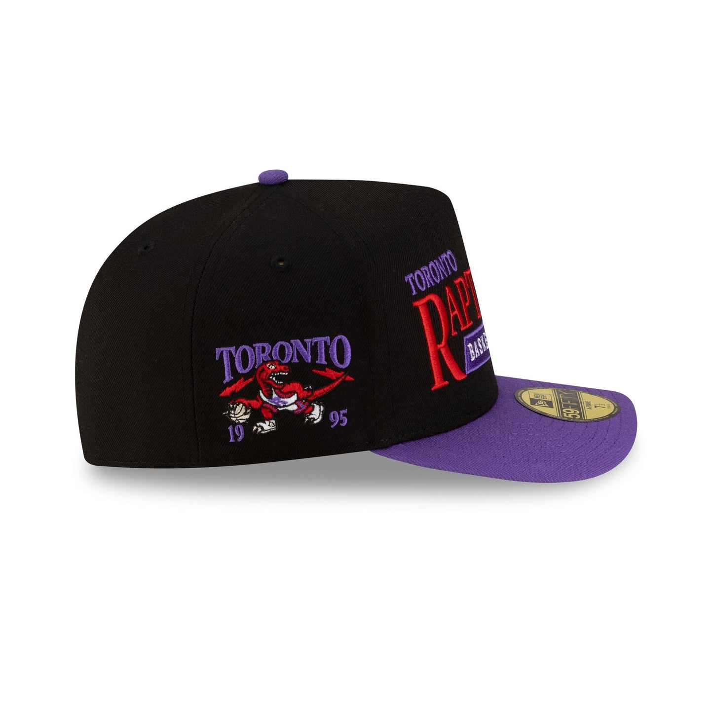 Toronto Raptors 1995-2008 Hardwood Classics Liner 59FIFTY A-Frame Fitted Hat