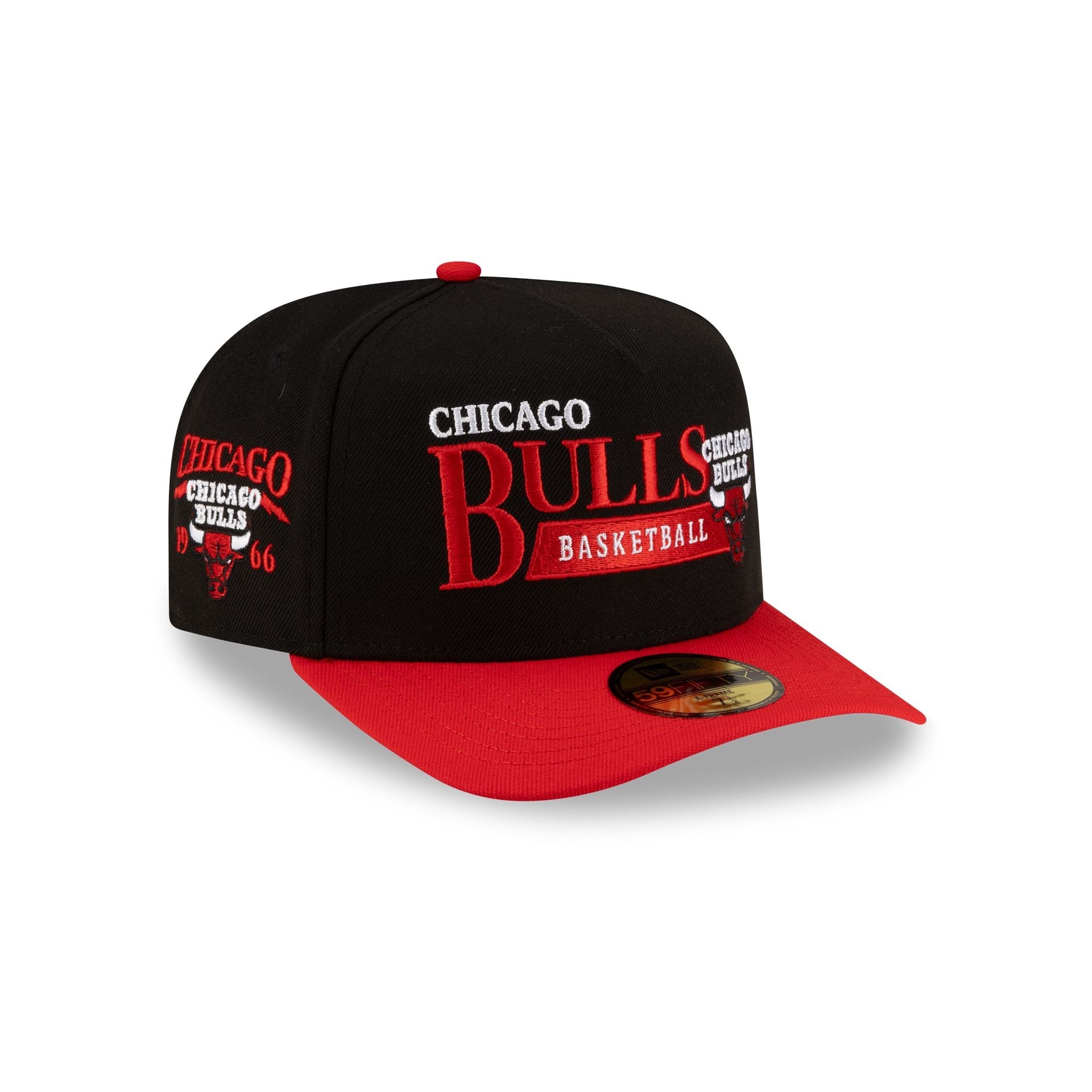 Chicago Bulls 1966-Present Hardwood Classics Liner 59FIFTY A-Frame Fitted Hat