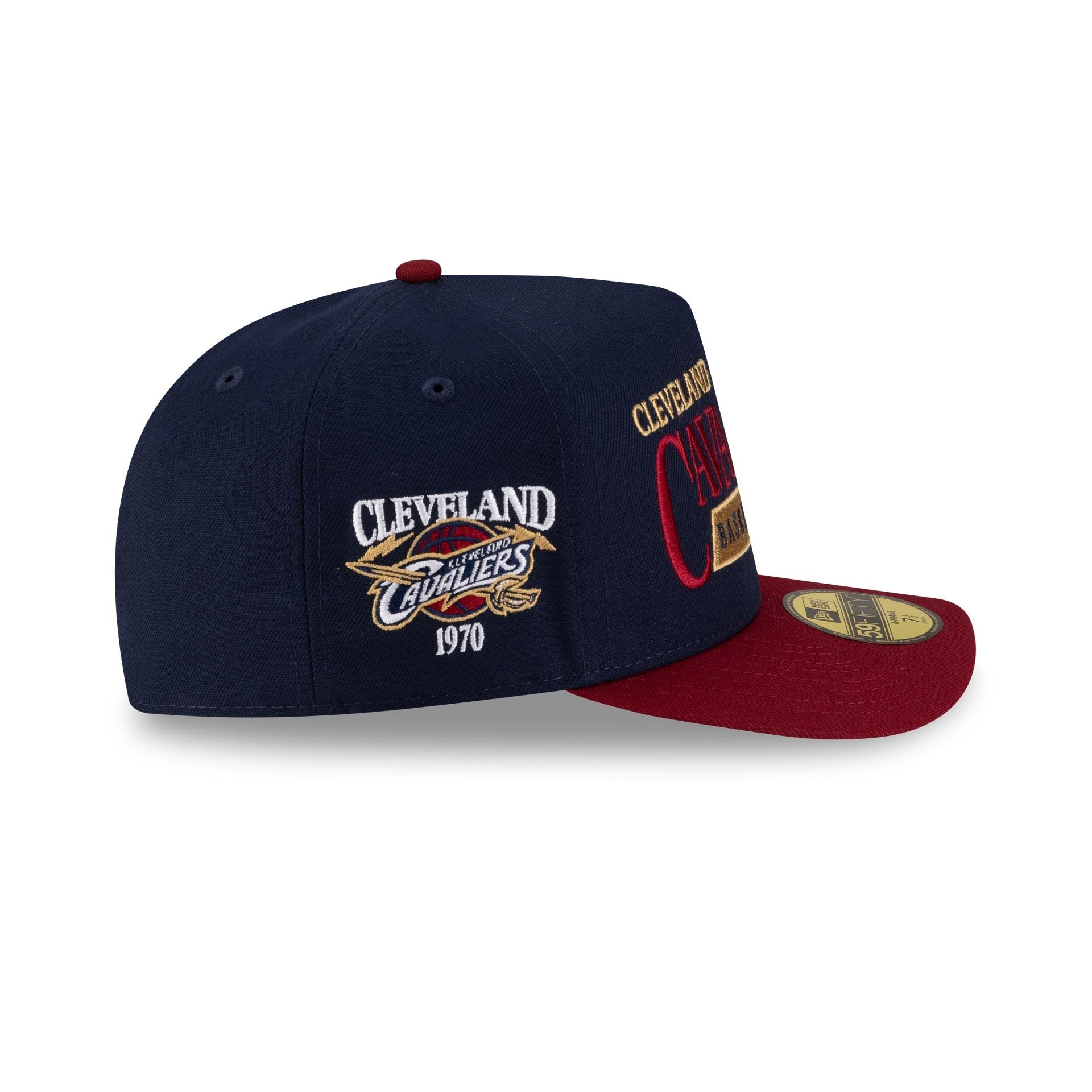 Cleveland Cavaliers 2010-2017 Hardwood Classics Liner 59FIFTY A-Frame Fitted Hat