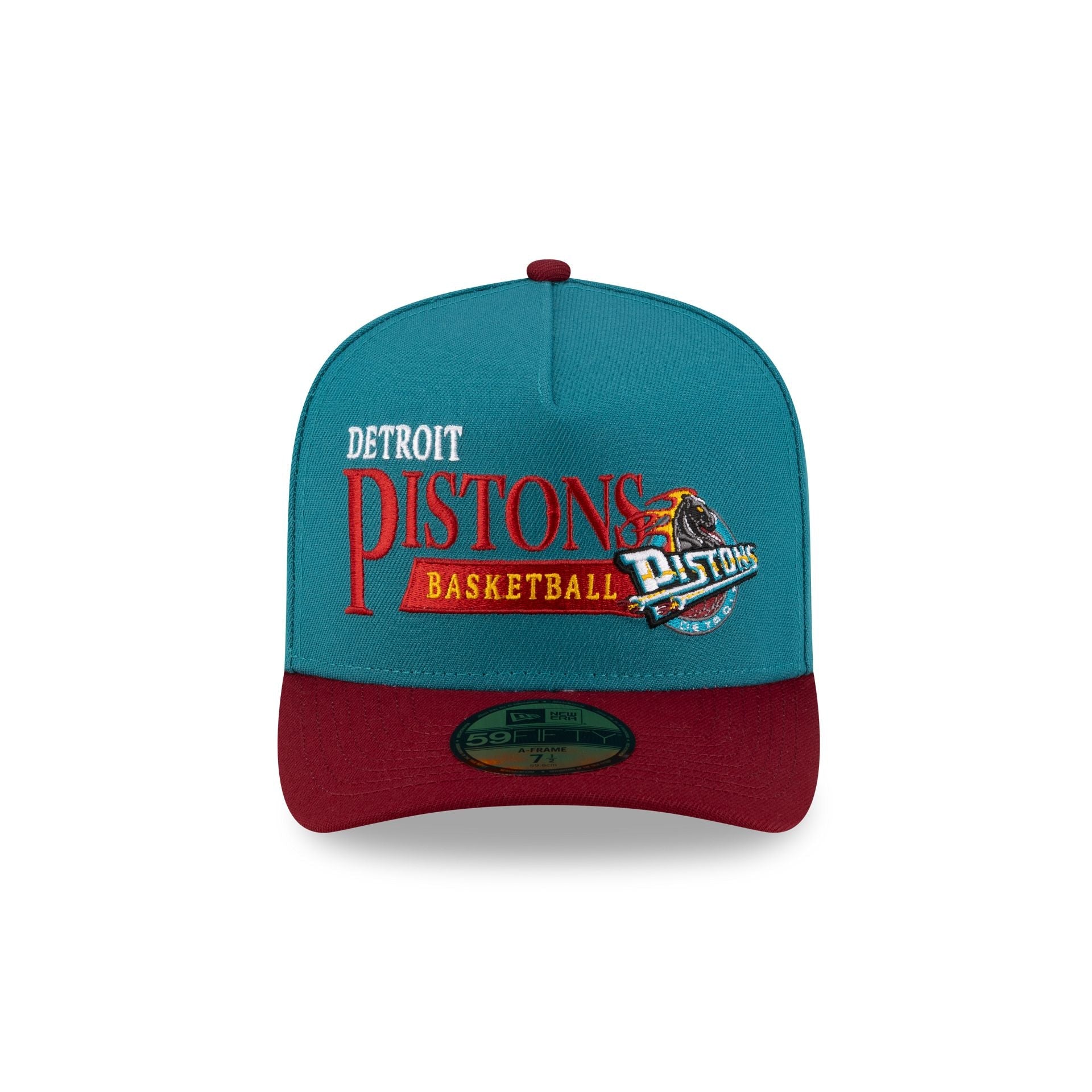 Detroit Pistons 1996-2001 Hardwood Classics Liner 59FIFTY A-Frame Fitted Hat