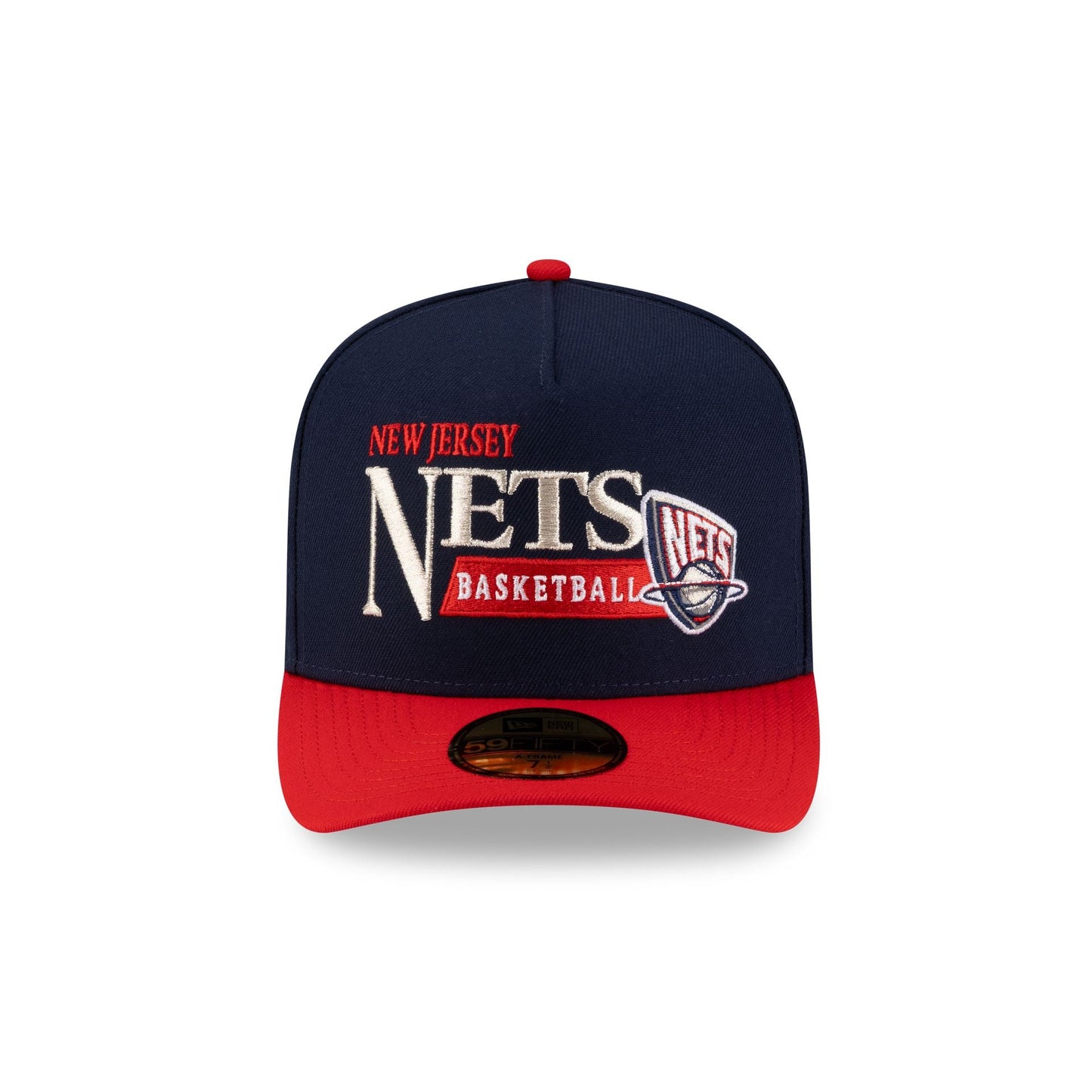 New Jersey Nets 1997-2012 Hardwood Classics Liner 59FIFTY A-Frame Fitted Hat