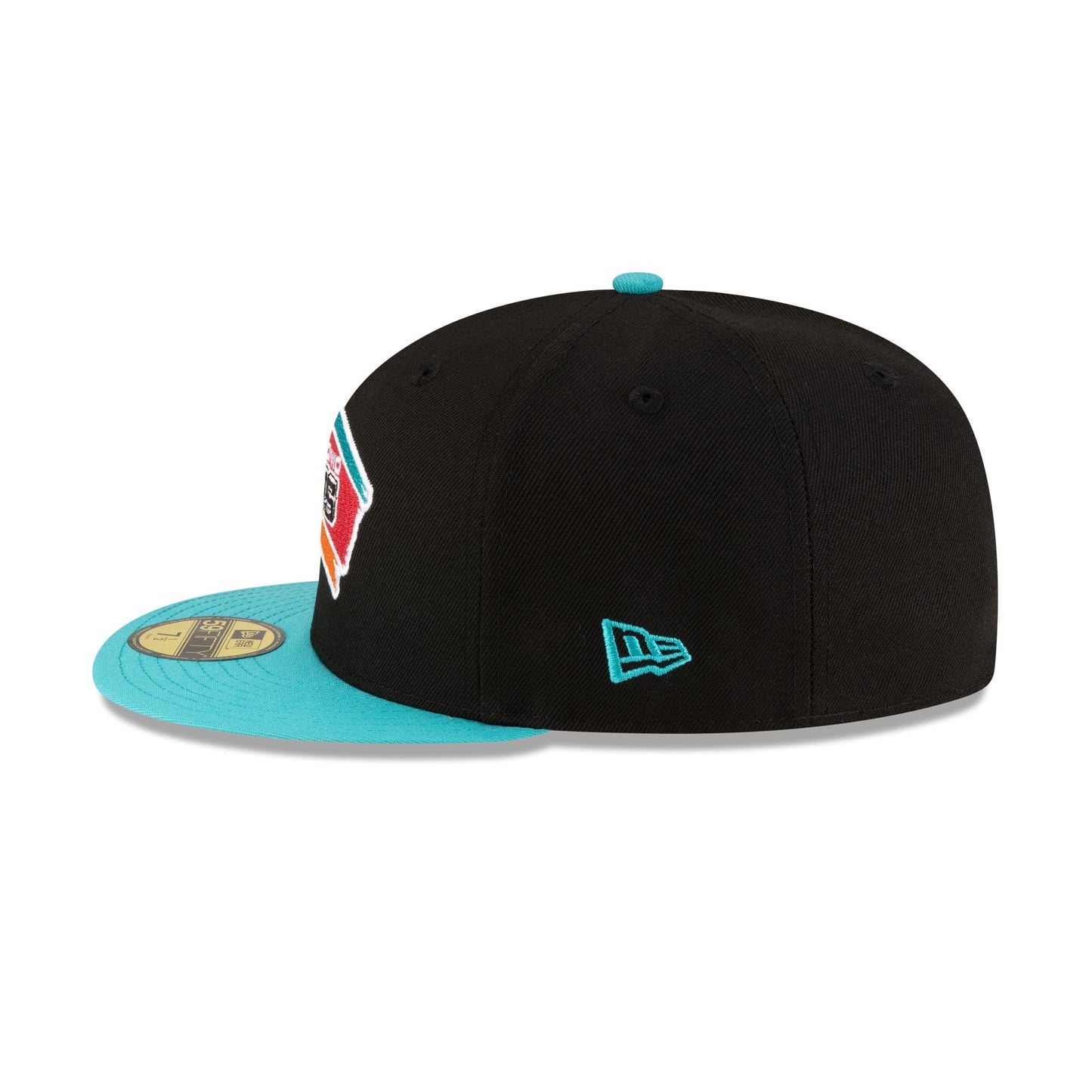 San Antonio Spurs 1989-2002 Hardwood Classics Black 59FIFTY Fitted Hat