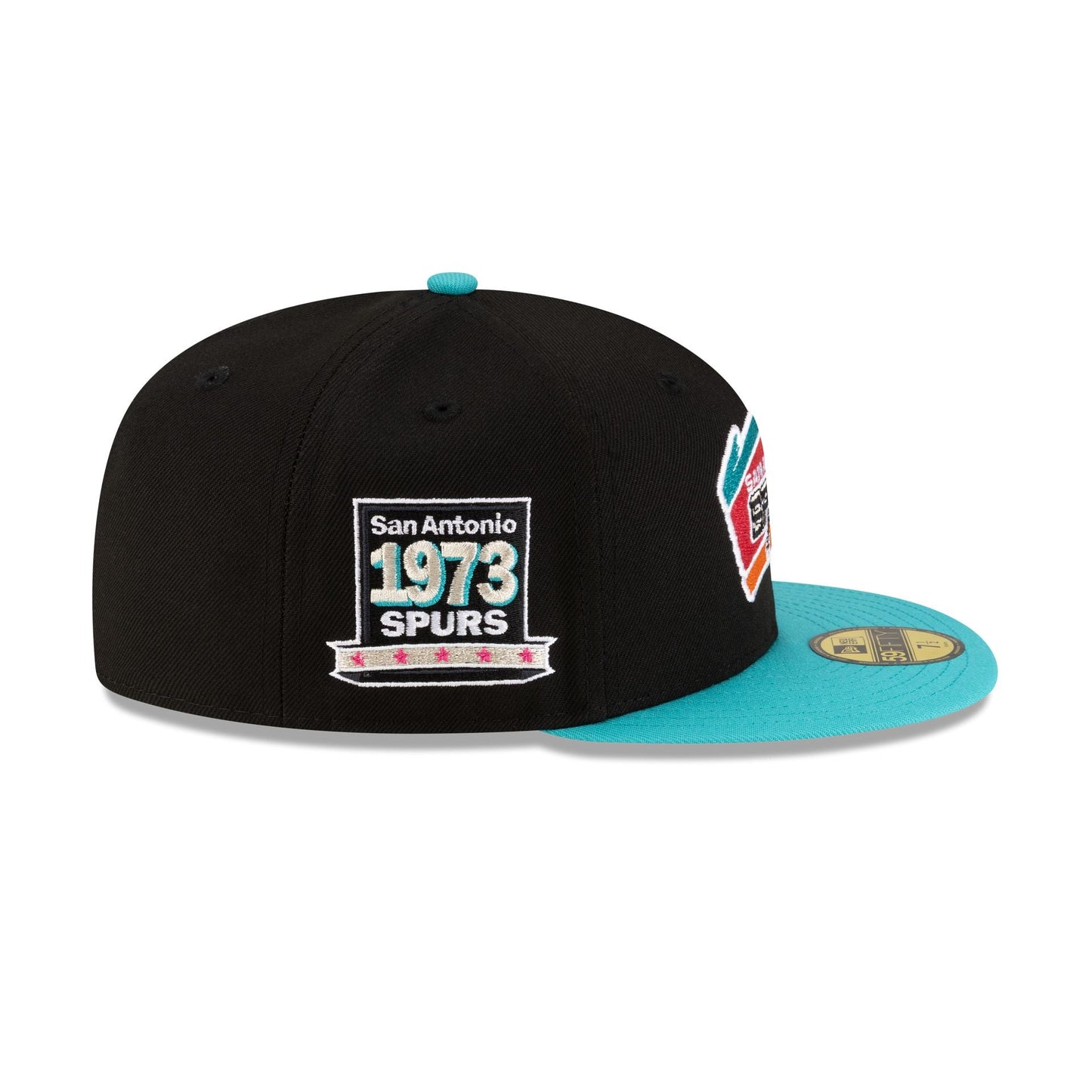 San Antonio Spurs 1989-2002 Hardwood Classics Black 59FIFTY Fitted Hat
