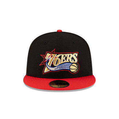 Philadelphia 76ers 1997-2009 Hardwood Classics Black 59FIFTY Fitted Hat
