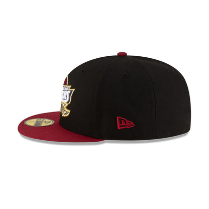 Cleveland Cavaliers 2010-2017 Hardwood Classics Black 59FIFTY Fitted Hat