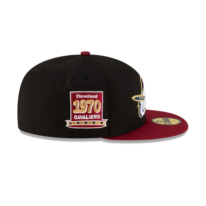 Cleveland Cavaliers 2010-2017 Hardwood Classics Black 59FIFTY Fitted Hat