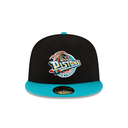 Detroit Pistons 1996-2001 Hardwood Classics Black 59FIFTY Fitted Hat