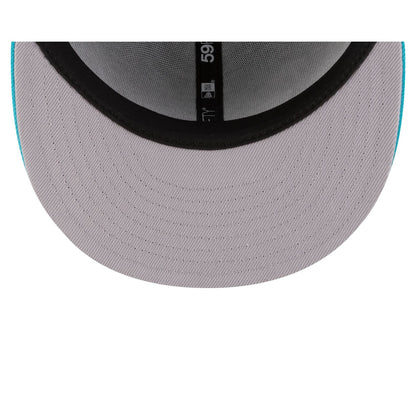 Charlotte Hornets 1988-2002 Hardwood Classics Black 59FIFTY Fitted Hat