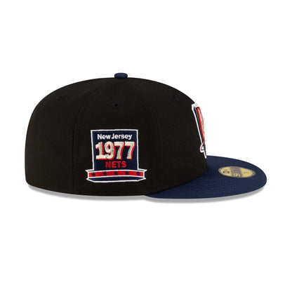 New Jersey Nets 1997-2012 Hardwood Classics Black 59FIFTY Fitted Hat