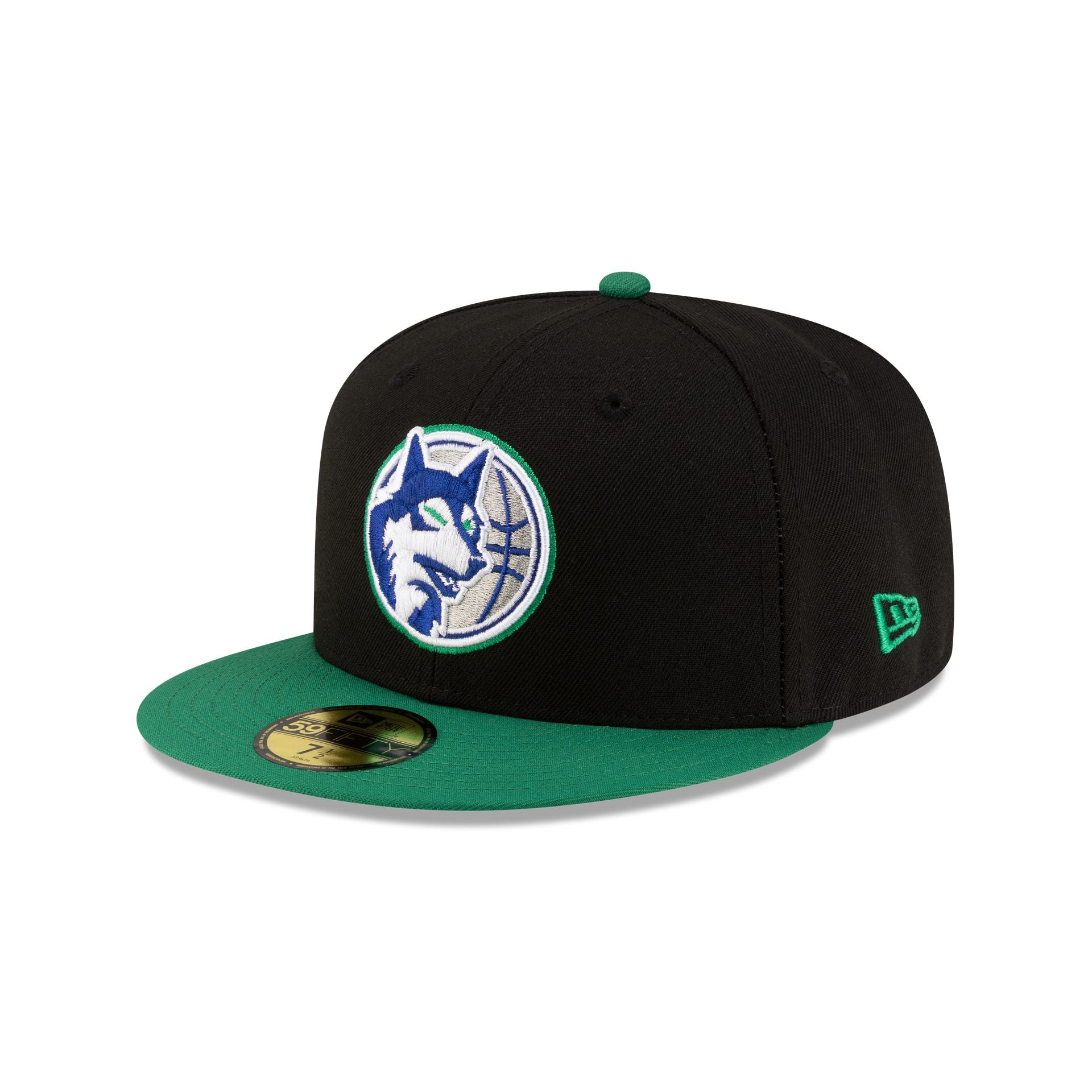 Minnesota Timberwolves 1989-1996 Hardwood Classics Black 59FIFTY Fitted Hat