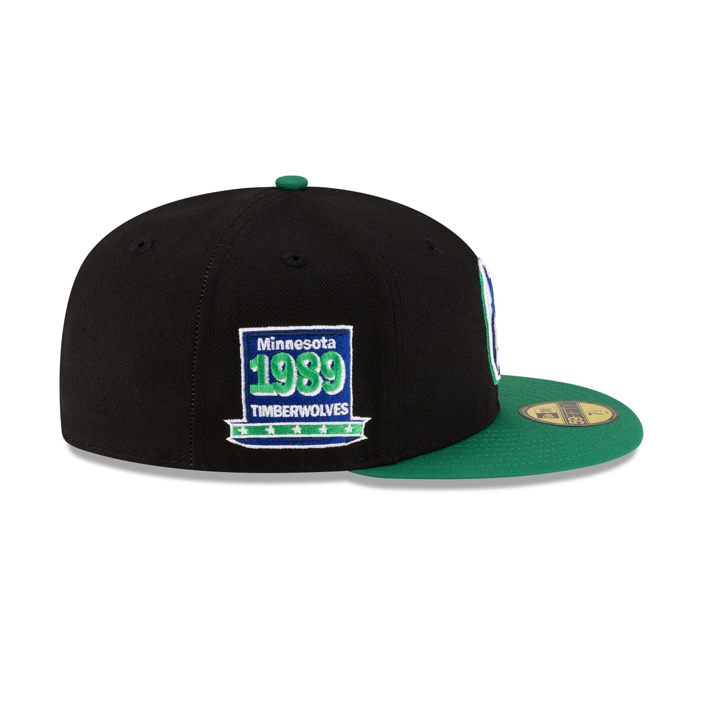 Minnesota Timberwolves 1989-1996 Hardwood Classics Black 59FIFTY Fitted Hat