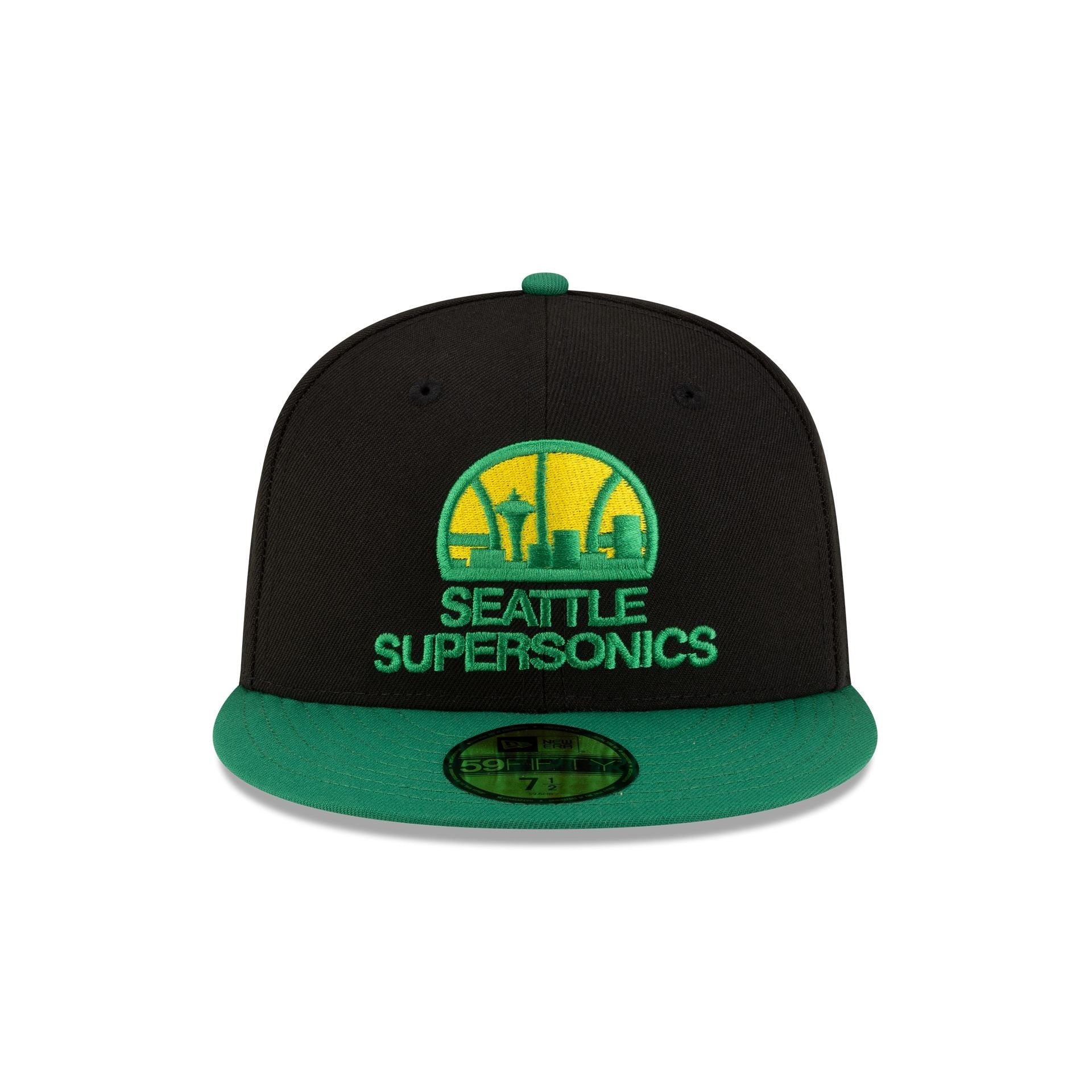 Seattle SuperSonics 1975-1995 Hardwood Classics Black 59FIFTY Fitted Hat