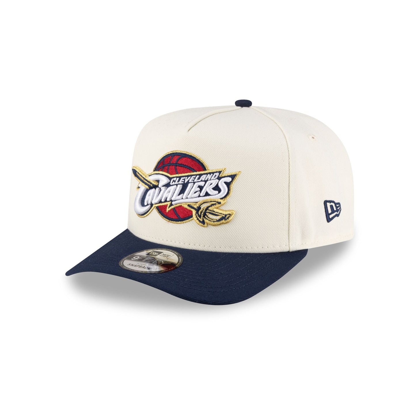 Cleveland Cavaliers 2010-2017 Hardwood Classics Express Chrome White 9FIFTY A-Frame Snapback Hat