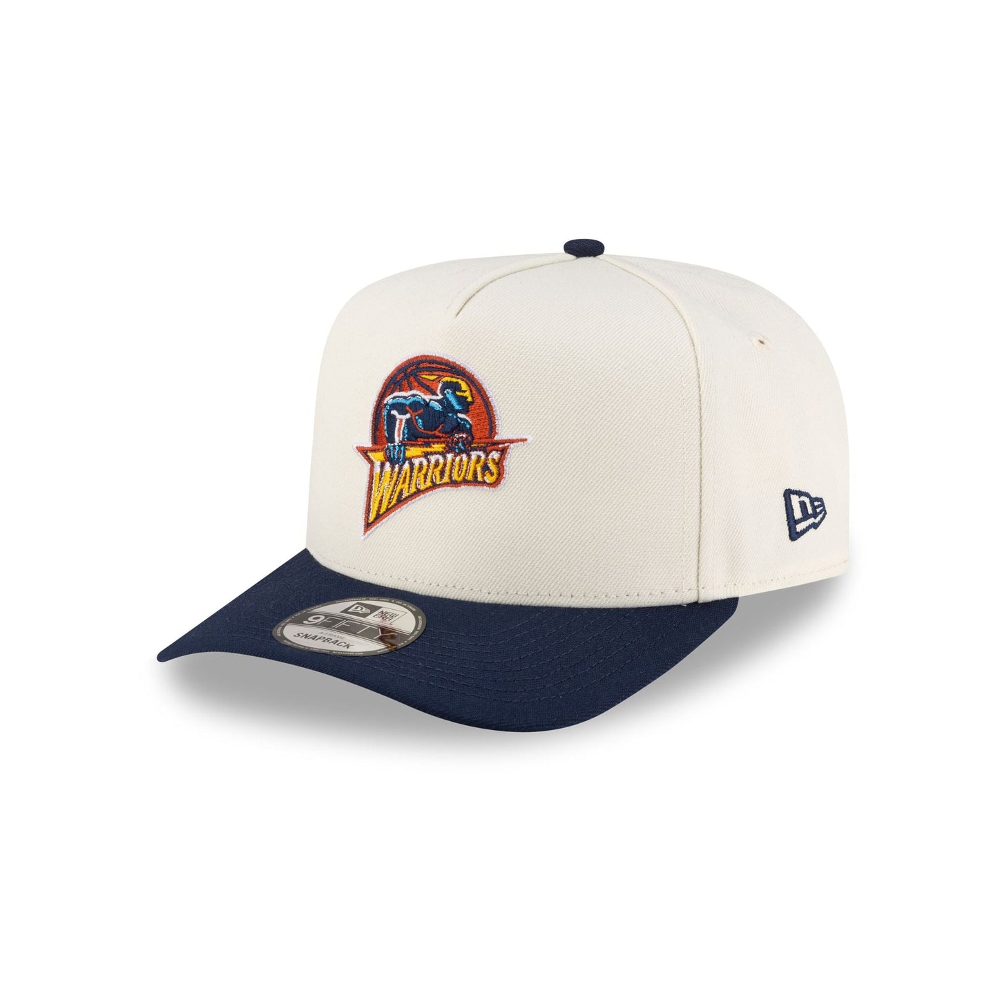 Golden State Warriors 1997-2010 Hardwood Classics Express Chrome White 9FIFTY A-Frame Snapback Hat