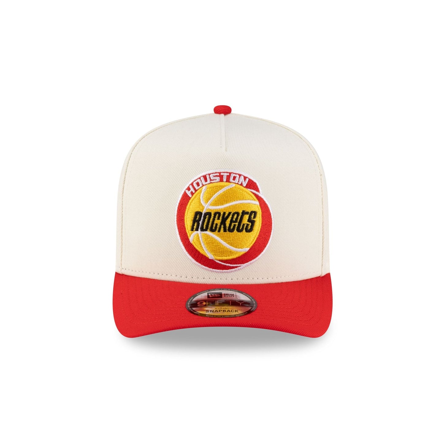 Houston Rockets 1972-1995 Hardwood Classics Express Chrome White 9FIFTY A-Frame Snapback Hat