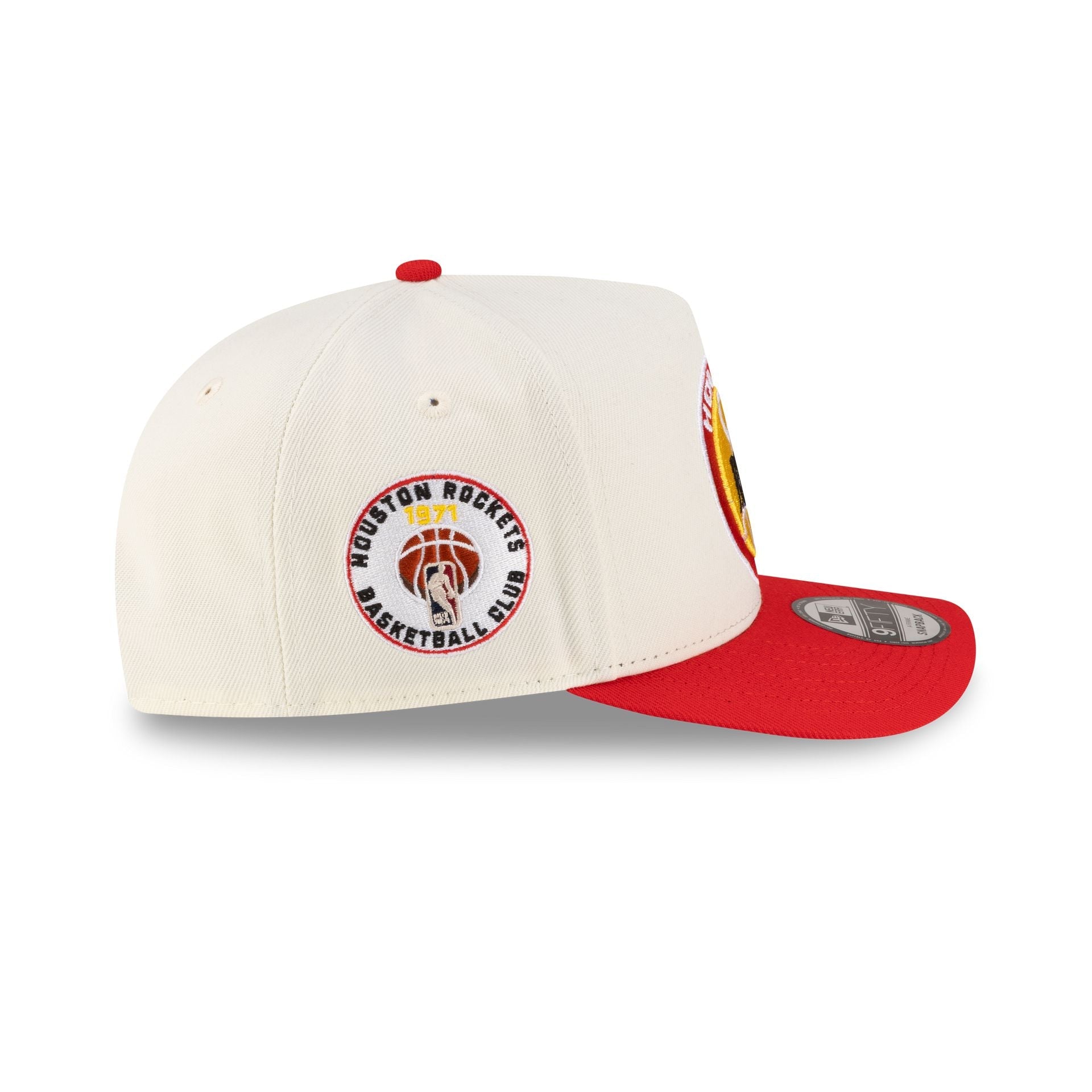 Houston Rockets 1972-1995 Hardwood Classics Express Chrome White 9FIFTY A-Frame Snapback Hat