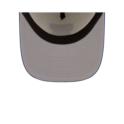 New York Knicks 1964-1992 Hardwood Classics Express Chrome White 9FIFTY A-Frame Snapback Hat