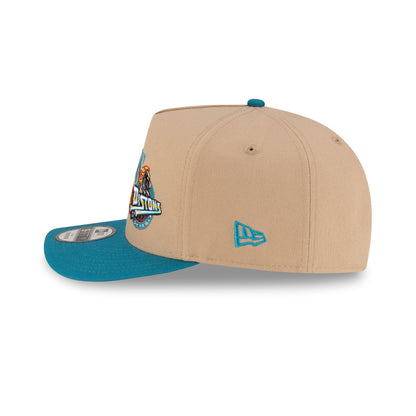 Detroit Pistons 1996-2001 Hardwood Classics Liner Camel 9FIFTY A-Frame Snapback Hat