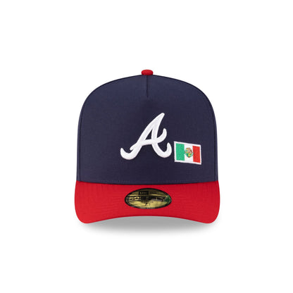 Just Caps Cinco de Mayo Atlanta Braves 59FIFTY A-Frame Fitted Hat