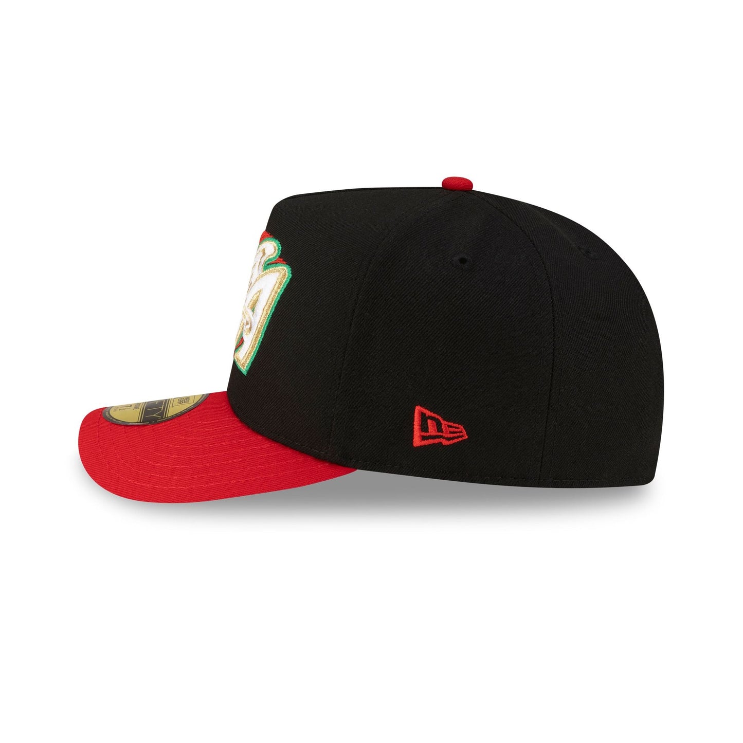 Just Caps Cinco de Mayo Los Angeles Angels 59FIFTY A-Frame Fitted Hat