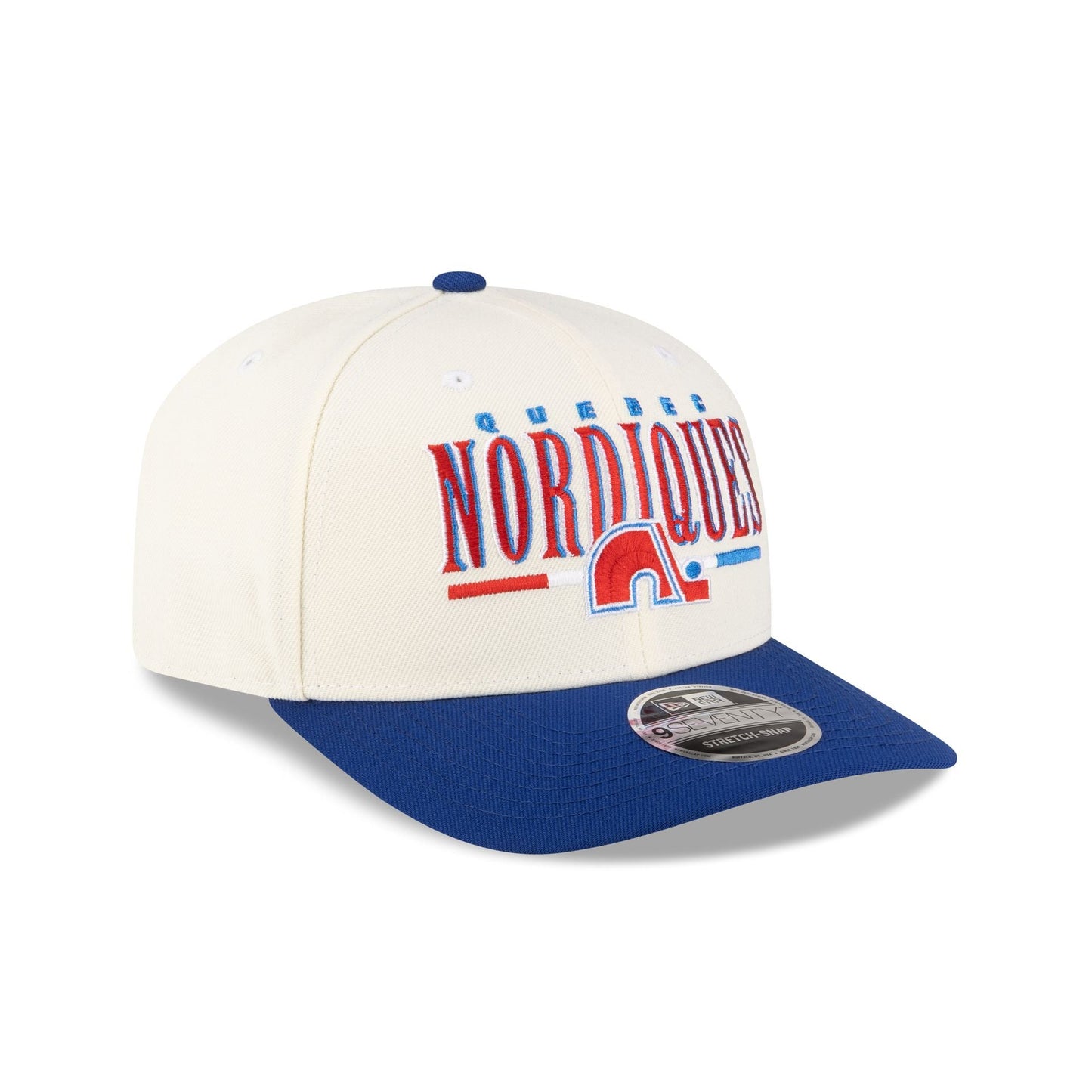 Quebec Nordiques First Shot 9SEVENTY Stretch-Snap Hat