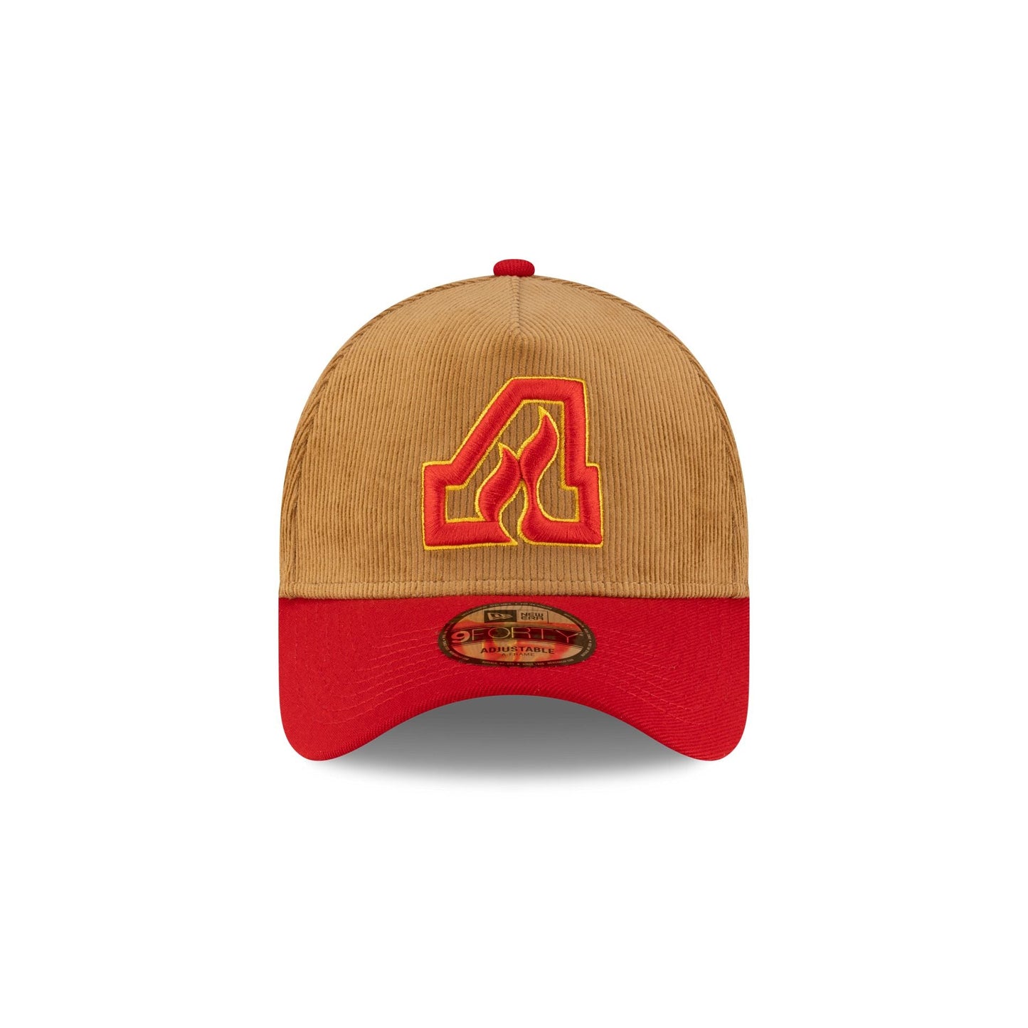 Atlanta Flames Wheat Corduroy 9FORTY A-Frame Snapback Hat