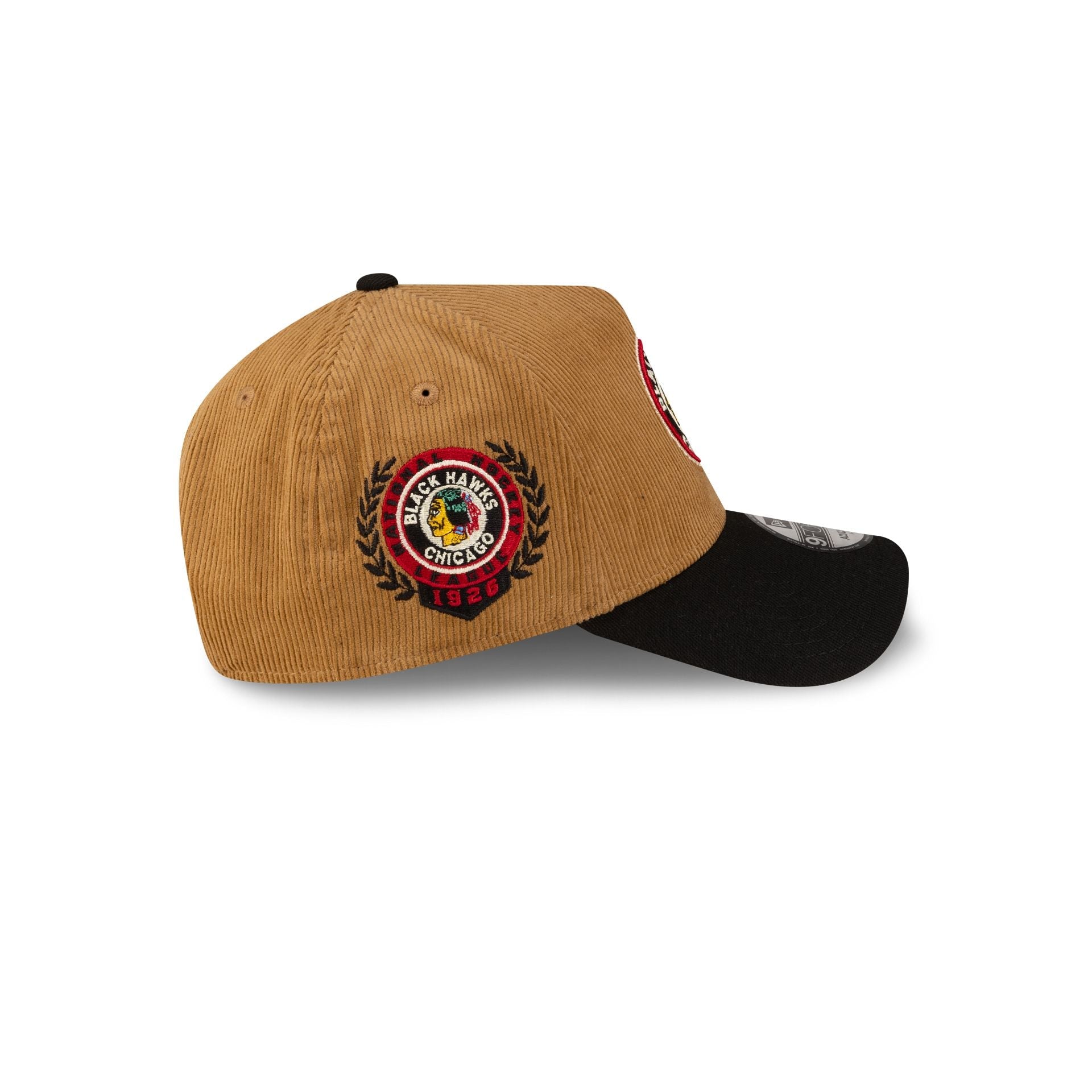 Chicago Blackhawks Wheat Corduroy 9FORTY A-Frame Snapback Hat
