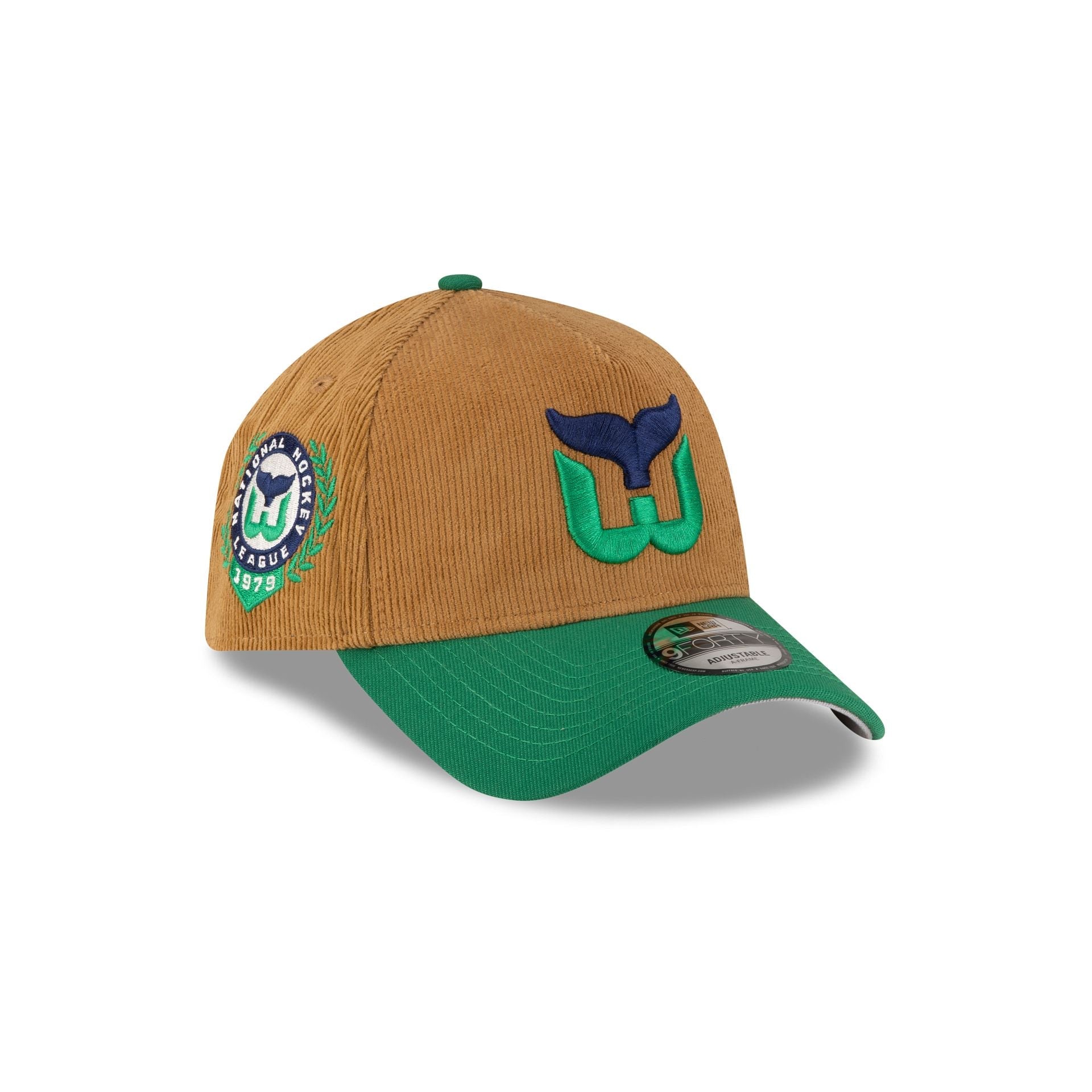 Hartford Whalers Wheat Corduroy 9FORTY A-Frame Snapback Hat