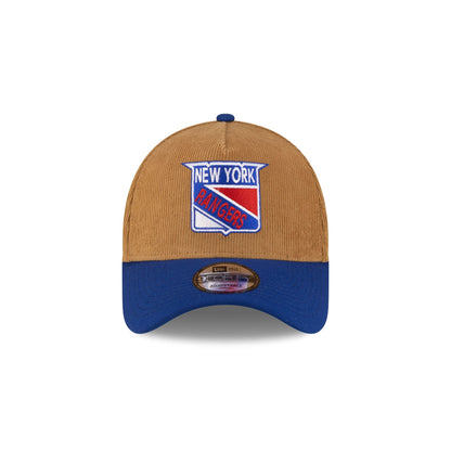 New York Rangers Wheat Corduroy 9FORTY A-Frame Snapback Hat